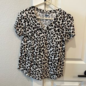 Cheetah print top